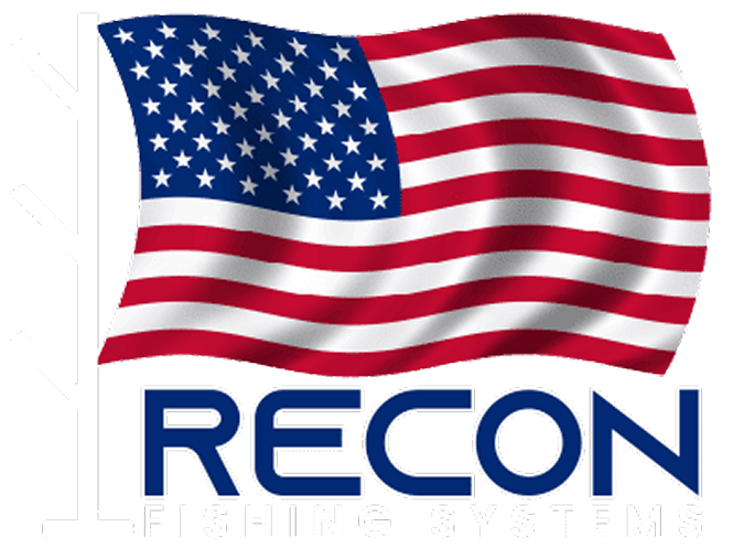 Recon Fishing Systems Logo Inverse